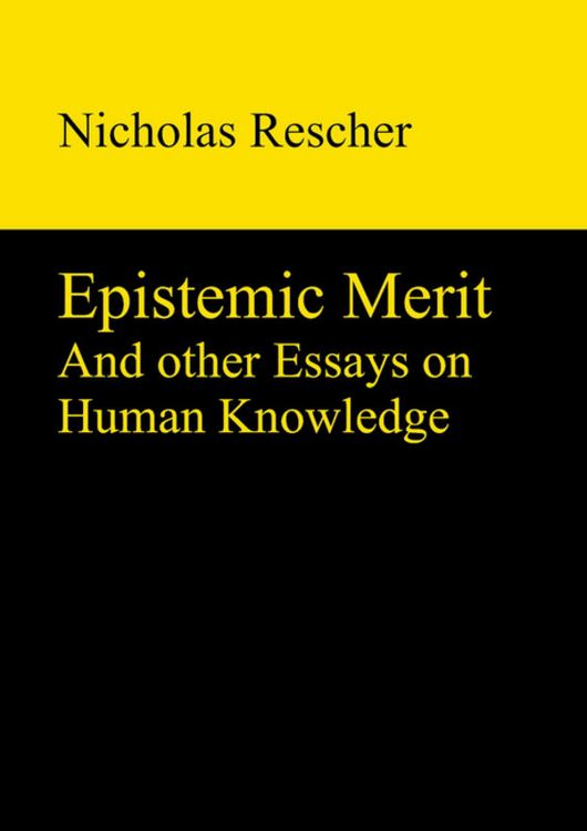 Produktbild: Epistemic Merit