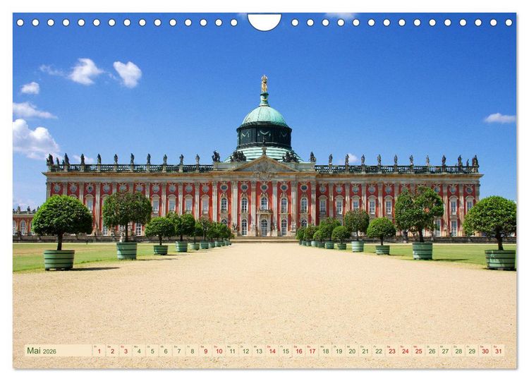 Produktbild: K&ouml;nigliche Residenzen in Potsdam (Wandkalender 2026 DIN A4 quer), CALVENDO Monatskalender