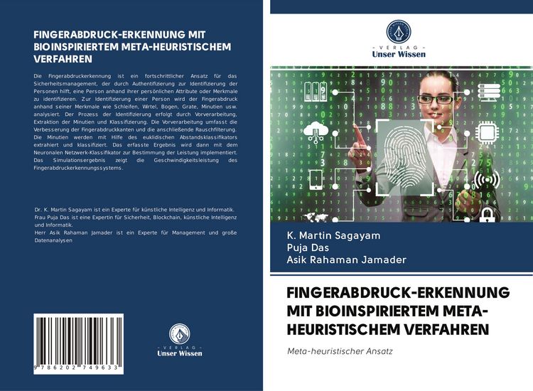 Produktbild: Fingerabdruck-Erkennung mit Bioinspiriertem Meta-Heuristischem Verfahren