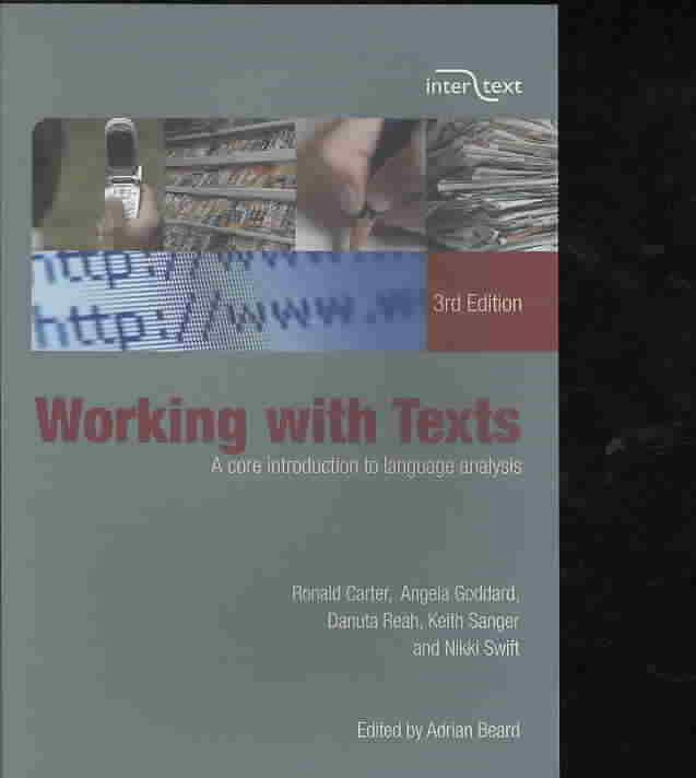 Produktbild: Goddard, A: Working with Texts