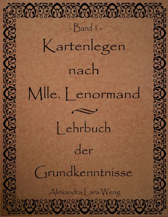 Produktbild: Kartenlegen nach Mlle. Lenormand - Lehrbuch der Grundkenntnisse