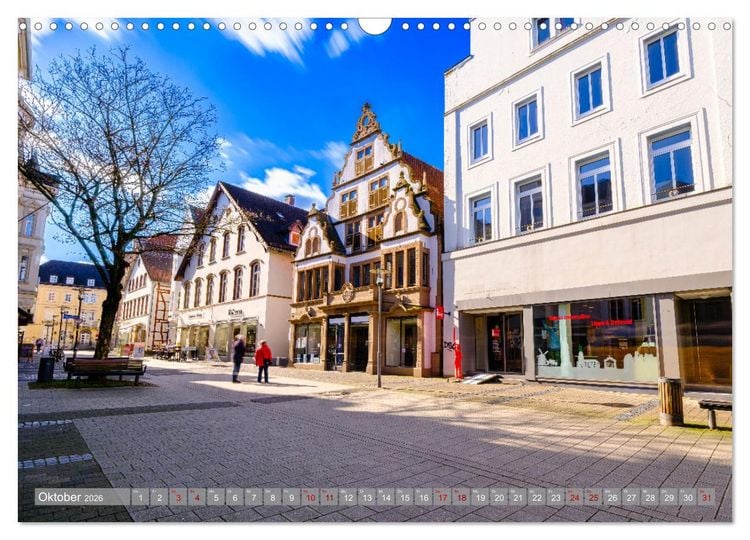 Produktbild: Ein Blick auf Detmold (Wandkalender 2026 DIN A3 quer), CALVENDO Monatskalender