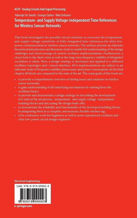 Produktbild: Temperature- and Supply Voltage-Independent Time References for Wireless Sensor Networks