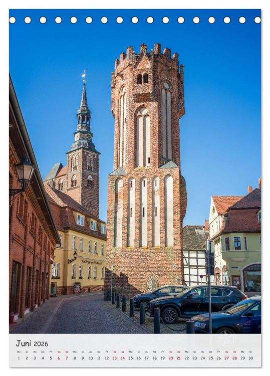 Produktbild: Tangerm&uuml;nde - Historische Altstadt an der Elbe (Tischkalender 2026 DIN A5 hoch), CALVENDO Monatskalender