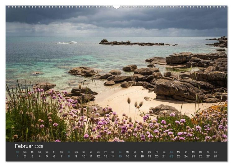 Produktbild: Bretagne - Land am Meer (hochwertiger Premium Wandkalender 2026 DIN A2 quer), Kunstdruck in Hochglanz