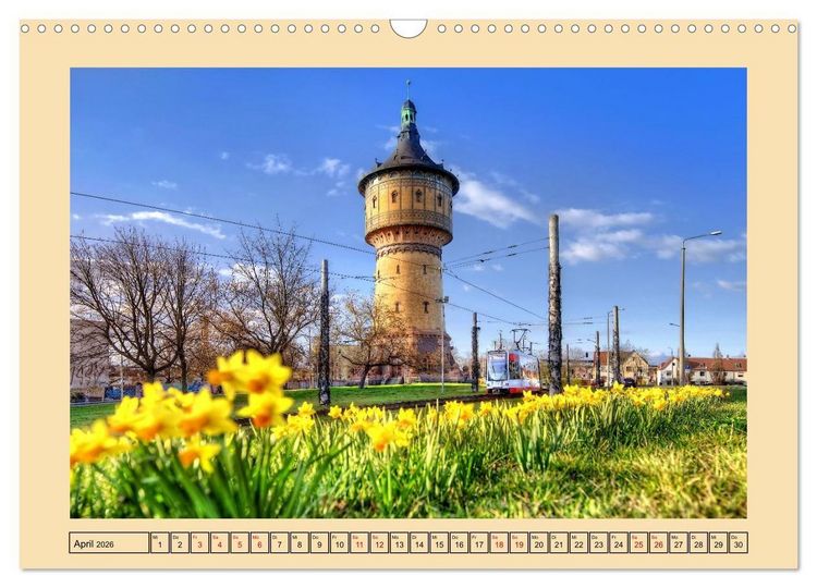 Produktbild: Stadtansichten von Halle an der Saale (Wandkalender 2026 DIN A3 quer), CALVENDO Monatskalender