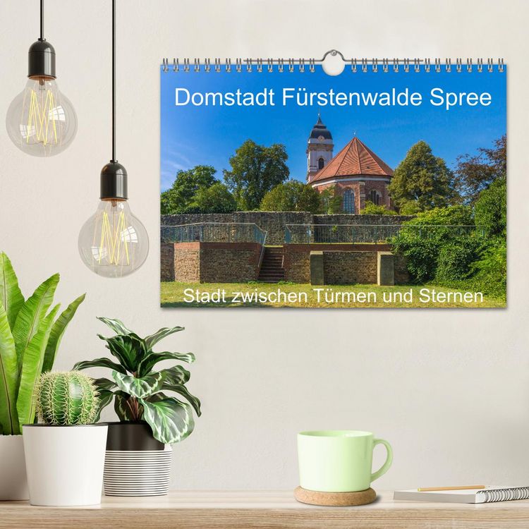 Produktbild: Domstadt F&uuml;rstenwalde Spree (Wandkalender 2026 DIN A4 quer), CALVENDO Monatskalender