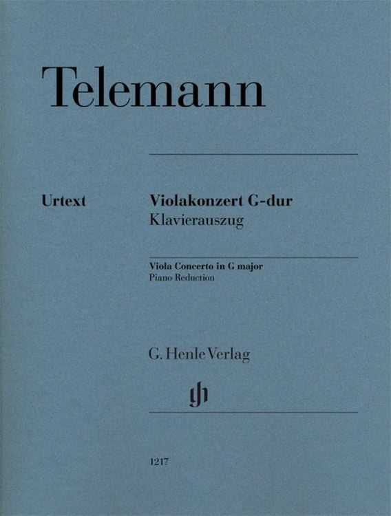 Produktbild: Georg Philipp Telemann - Violakonzert G-dur