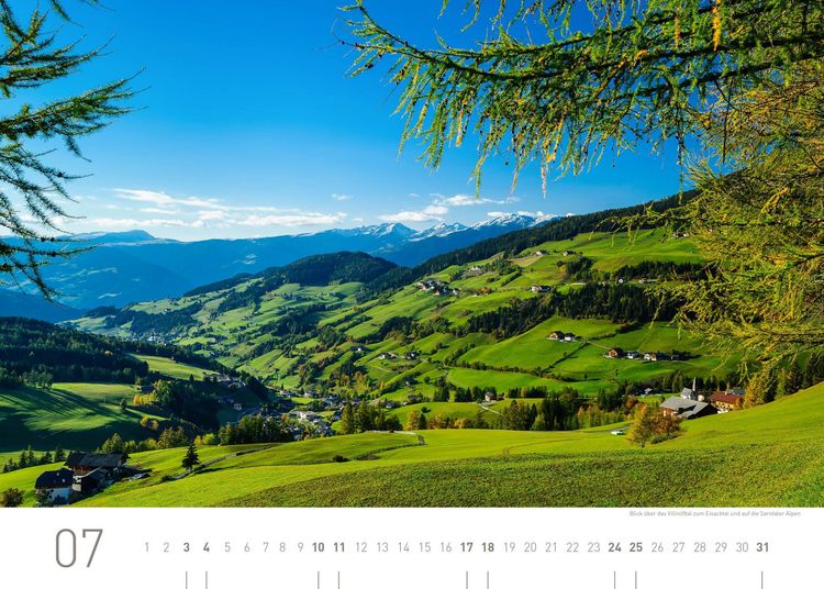Produktbild: S&uuml;dtirol & Dolomiten Exklusivkalender 2027