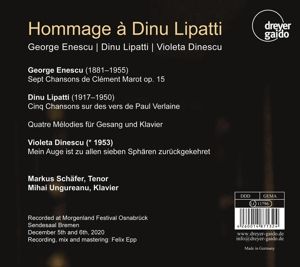Produktbild: Hommage ... Dinu Lipatti