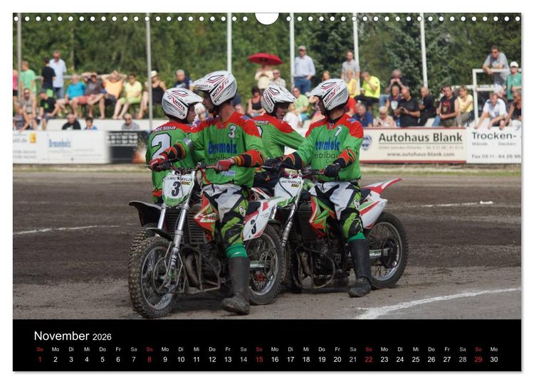 Produktbild: Motorsport: Motoball (Wandkalender 2026 DIN A3 quer), CALVENDO Monatskalender