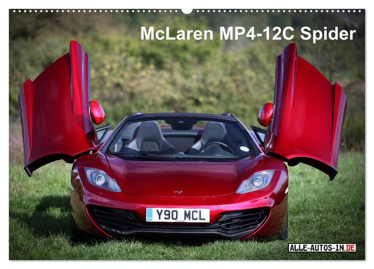 Produktbild: McLaren MP4-12C Spider (Wandkalender 2026 DIN A2 quer), CALVENDO Monatskalender