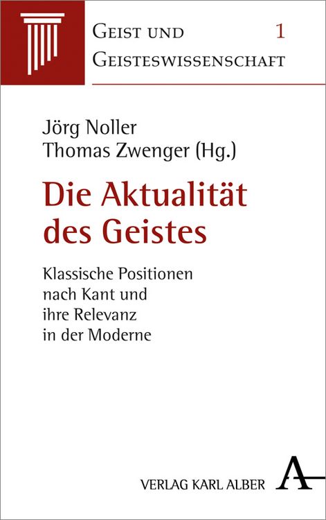 Produktbild: Die Aktualit&auml;t des Geistes