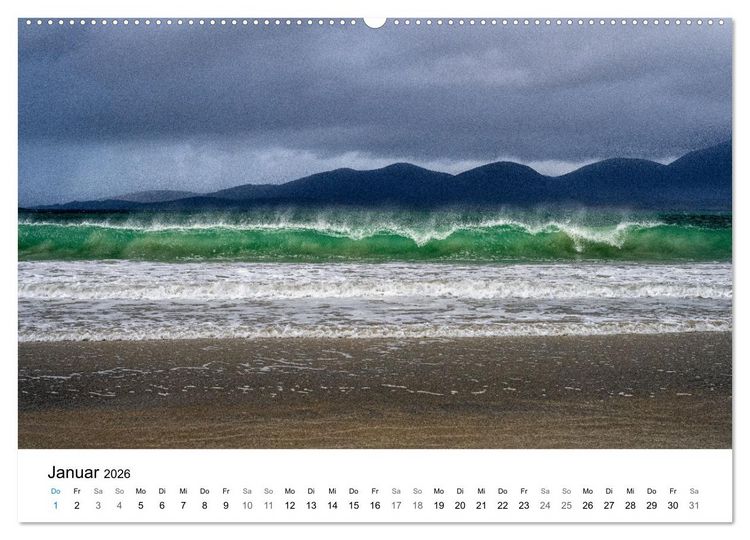 Produktbild: Luskentyre - Isle of Harris, Outer Hebrides (hochwertiger Premium Wandkalender 2026 DIN A2 quer), Kunstdruck in Hochglanz