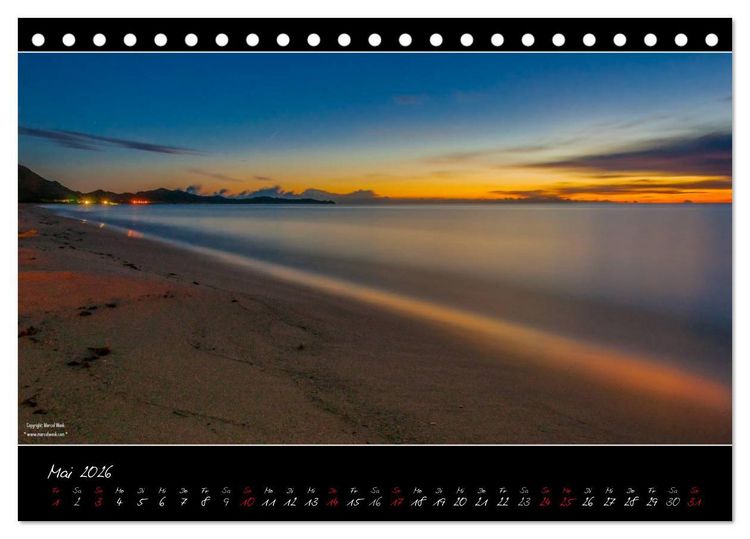 Produktbild: Sardinien Panoramakalender (Tischkalender 2026 DIN A5 quer), CALVENDO Monatskalender