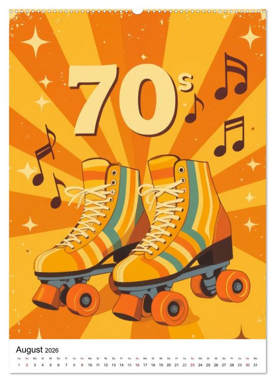 Produktbild: Feel the Groove &ndash; Funk & Soul Vintage (Wandkalender 2026 DIN A2 hoch), CALVENDO Monatskalender