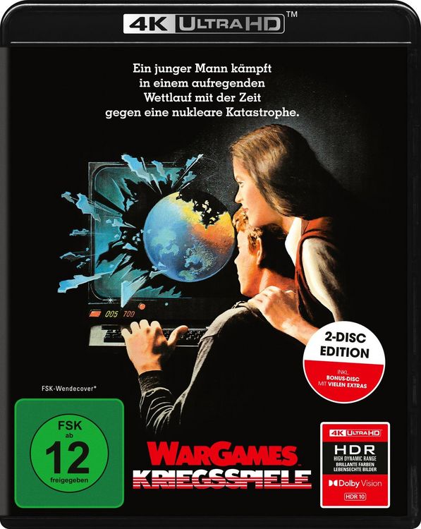 Produktbild: WarGames - Kriegsspiele (UHD-Blu-ray + Bonus-Blu-ray)