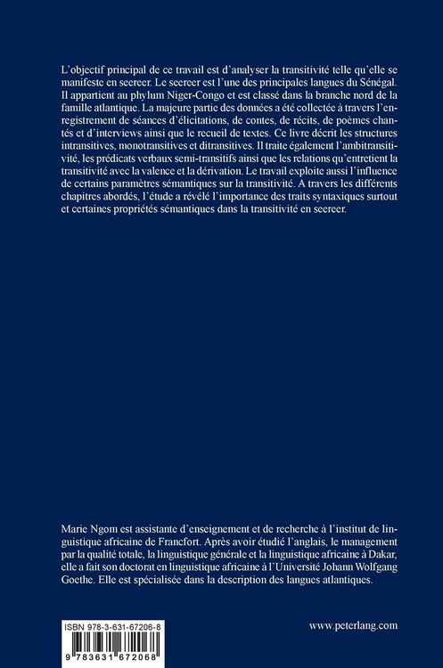 Produktbild: Transitivit&eacute; en seereer