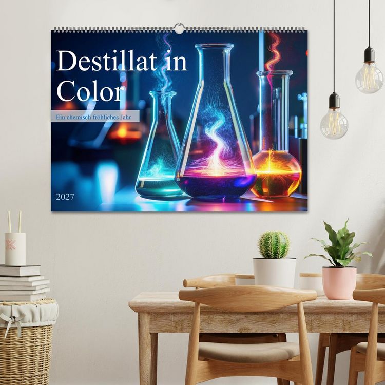 Produktbild: Destillat in Color (Wandkalender 2027 DIN A2 quer), CALVENDO Monatskalender