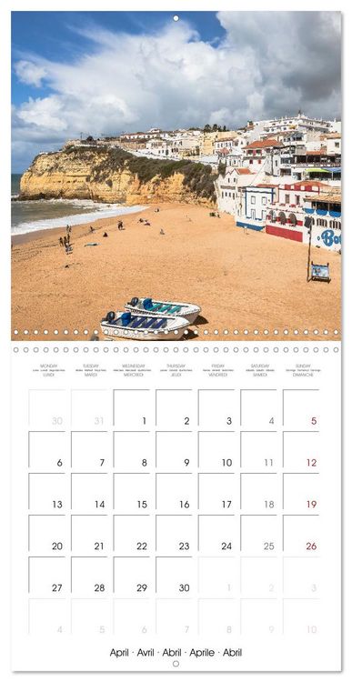 Produktbild: Algarve - Portugal's picturesque coastal landscapes (Wall Calendar 2026 12 &times; 12 Inch) CALVENDO 12 Month Wall Calendar