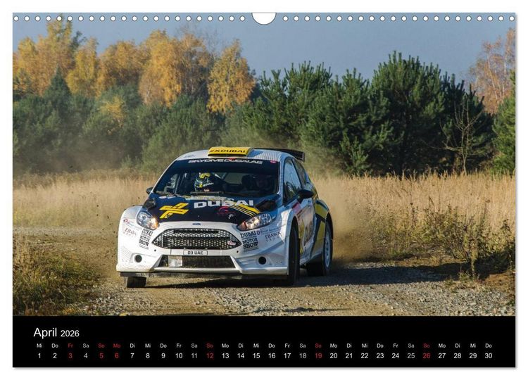 Produktbild: Schnell - Schneller - Rallye (Wandkalender 2026 DIN A3 quer), CALVENDO Monatskalender
