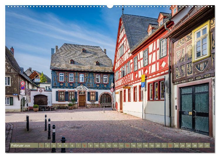 Produktbild: Kulturlandschaft Rheingau (hochwertiger Premium Wandkalender 2026 DIN A2 quer), Kunstdruck in Hochglanz