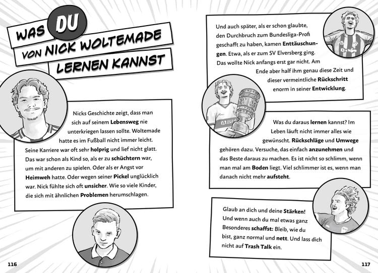 Produktbild: Mein Fu&szlig;ballheld Nick Woltemade &ndash; Seine Geschichte, seine Spiele, seine Rekorde