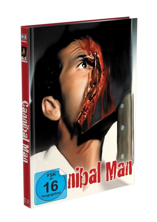 Produktbild: CANNIBAL MAN - 3-Disc Mediabook - Cover A - Limited 250 Edition - Uncut  (4K Ultra HD) (+ Blu-ray) (+ BD)