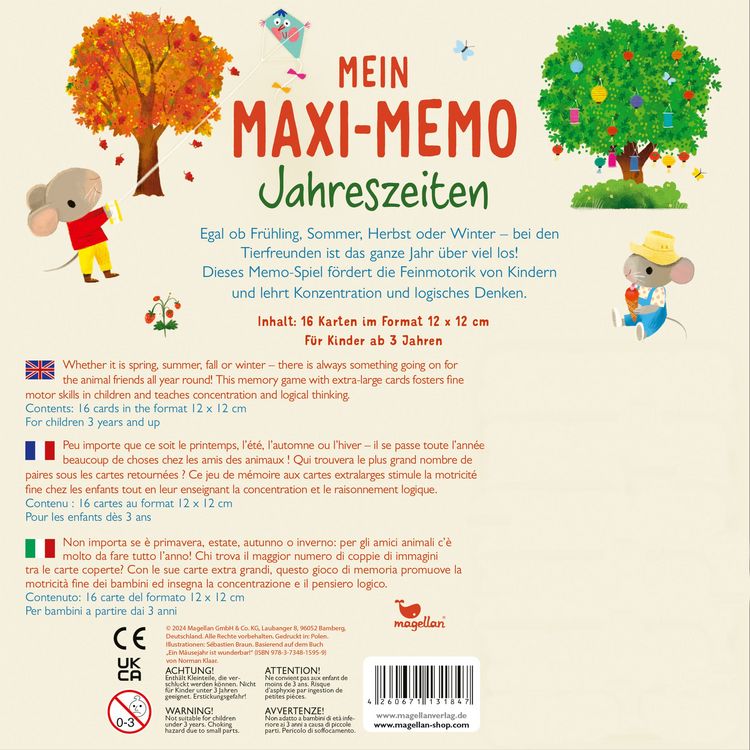 Produktbild: Mein Maxi-Memo - Jahreszeiten