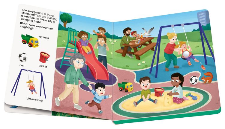 Produktbild: Play+ Shh ... Who's there? At the Park (sound book)