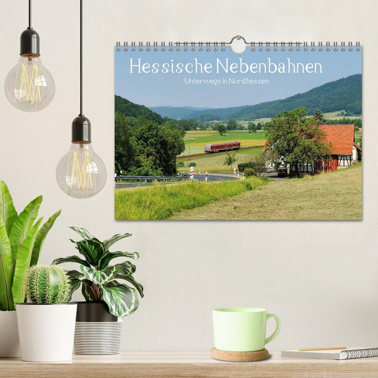 Produktbild: Hessische Nebenbahnen - Unterwegs in Nordhessen (Wandkalender 2026 DIN A4 quer), CALVENDO Monatskalender