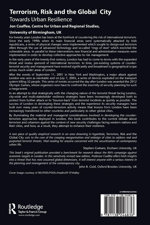 Produktbild: Terrorism, Risk and the Global City