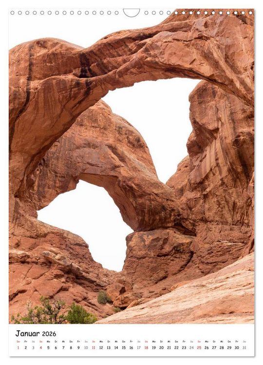 Produktbild: Eine Reise durch die Canyons der USA (Wandkalender 2026 DIN A3 hoch), CALVENDO Monatskalender