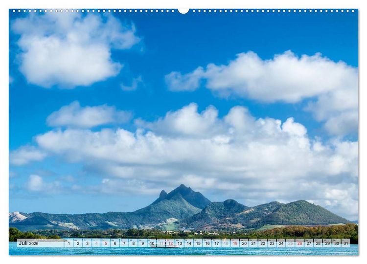 Produktbild: Mauritius - Perle im Indischen Ozean (Wandkalender 2026 DIN A2 quer), CALVENDO Monatskalender