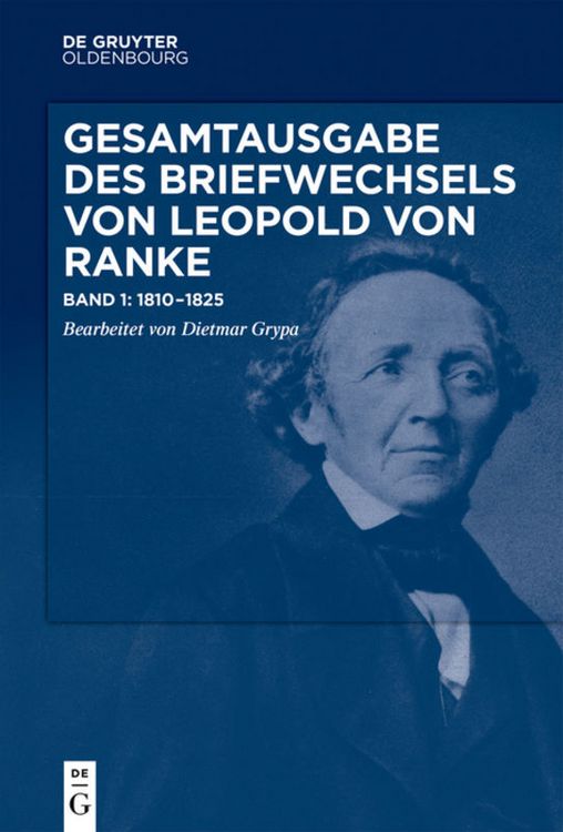 Produktbild: Gesamtausgabe des Briefwechsels von Leopold von Ranke / 1810&ndash;1825