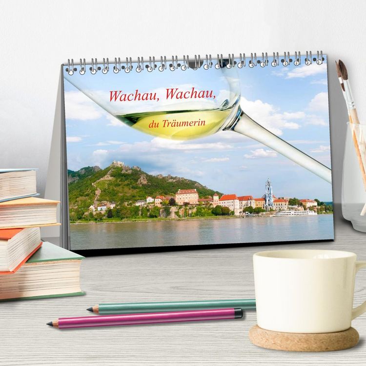 Produktbild: Wachau, Wachau, du Tr&auml;umerin (Tischkalender 2026 DIN A5 quer), CALVENDO Monatskalender