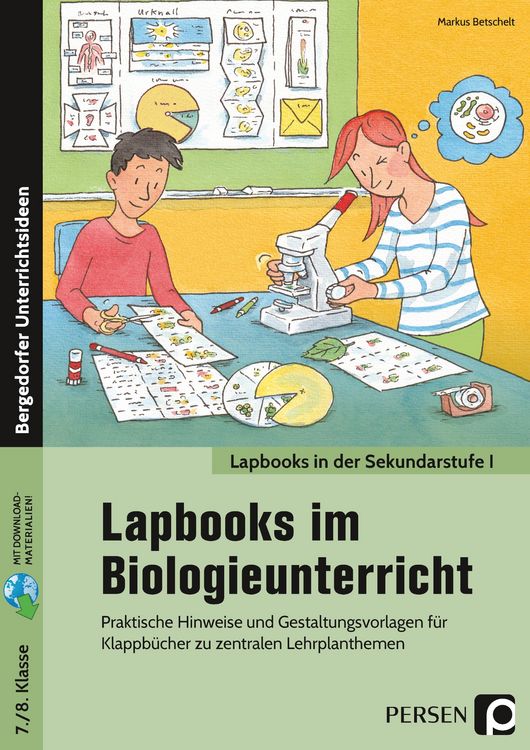 Produktbild: Lapbooks im Biologieunterricht - 7./8. Klasse