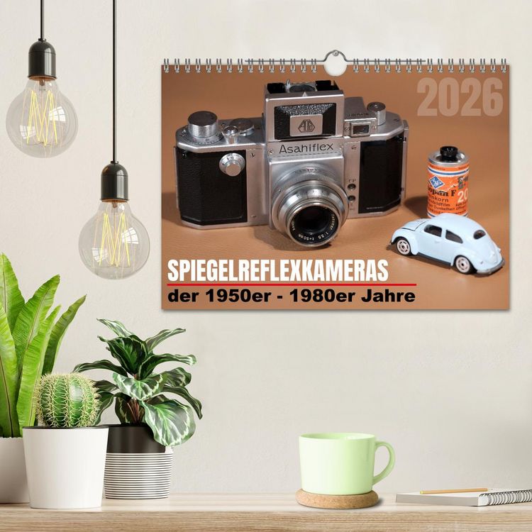 Produktbild: Spiegelreflexkameras der 1950er-1980er Jahre (Wandkalender 2026 DIN A4 quer), CALVENDO Monatskalender
