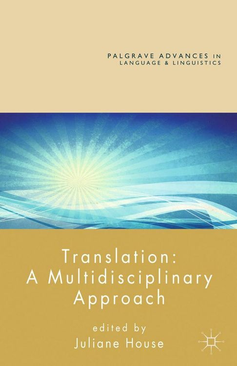 Produktbild: Translation: A Multidisciplinary Approach