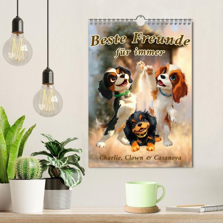 Produktbild: Beste Freunde f&uuml;r immer (Wandkalender 2027 DIN A4 hoch), CALVENDO Monatskalender