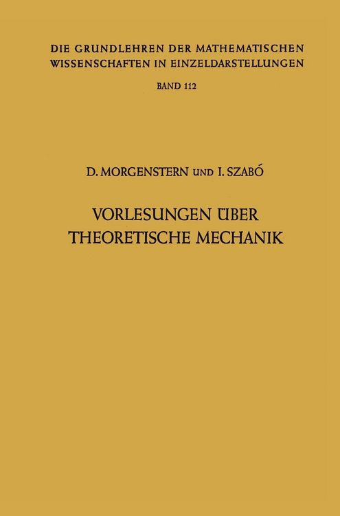 Produktbild: Vorlesungen &Uuml;ber Theoretische Mechanik