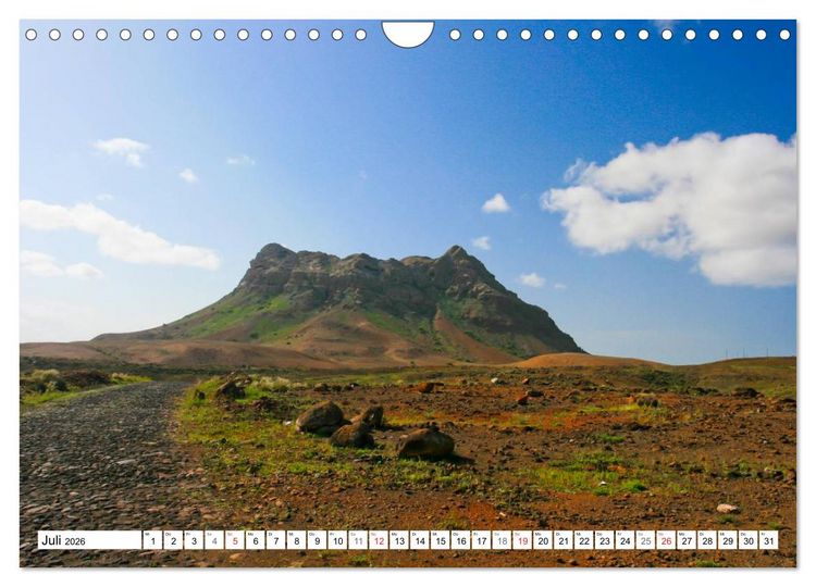 Produktbild: Boa Vista - Kapverden. Die Gem&uuml;tliche (Wandkalender 2026 DIN A4 quer), CALVENDO Monatskalender