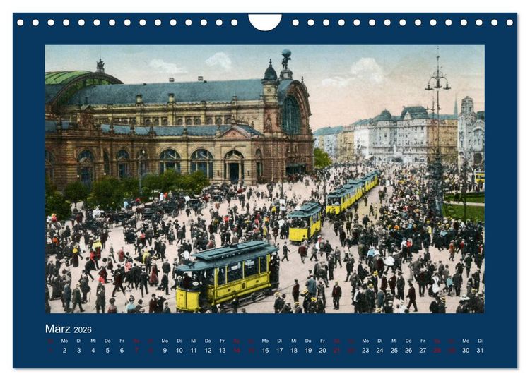 Produktbild: Historisches Frankfurt am Main von 1888 bis 1918 (Wandkalender 2026 DIN A4 quer), CALVENDO Monatskalender
