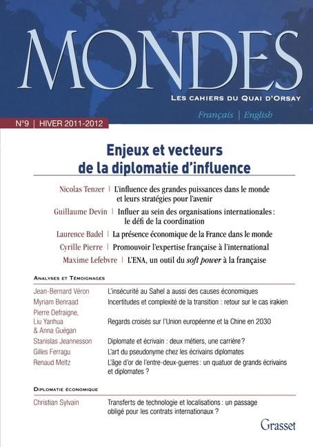 Produktbild: Collectif: Mondes n&deg;9 Les Cahiers du Quai d'Orsay