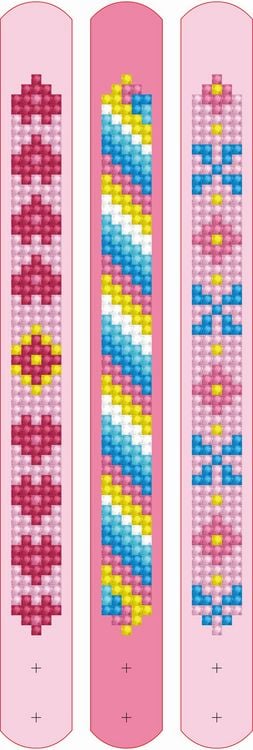 Produktbild: Dotzies by Diamond Dotz Armb&auml;nder Retro Pink
