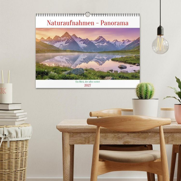Produktbild: Naturaufnahmen - Panorama (Wandkalender 2027 DIN A3 quer), CALVENDO Monatskalender