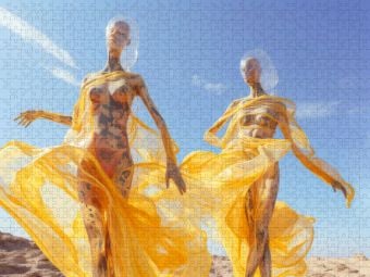 Produktbild: CALVENDO Puzzle T&auml;nzer im surrealen Stil | 1000 Teile Lege-Gr&ouml;&szlig;e 64x48cm Foto-Puzzle f&uuml;r gl&uuml;ckliche Stunden