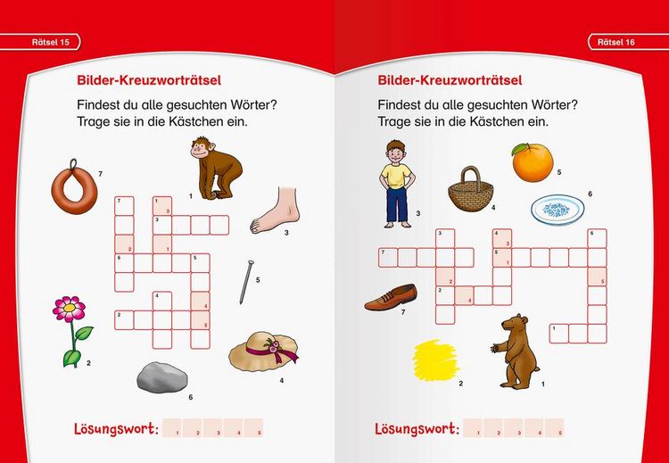 Produktbild: Leserabe R&auml;tselspa&szlig; - Kreuzwortr&auml;tsel zum Lesenlernen (1. Lesestufe)