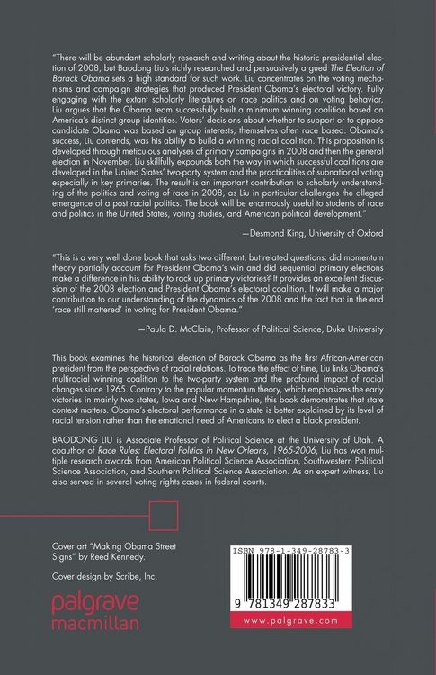 Produktbild: The Election of Barack Obama