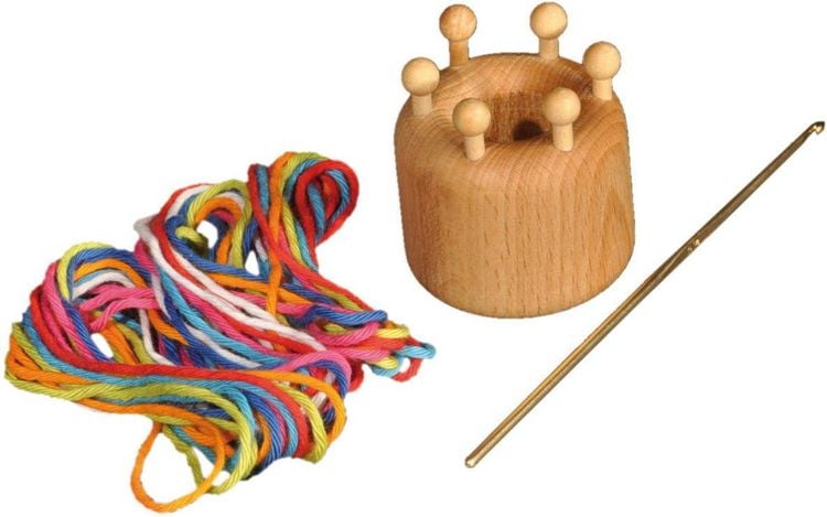 Produktbild: Fagus&reg; 019124 - DIY Strickrum mit Garn, Strickset, Handarbeit
